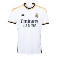 Pánský Fotbalový dres Real Madrid Eder Militao #3 2023-24 Domácí Krátký Rukáv